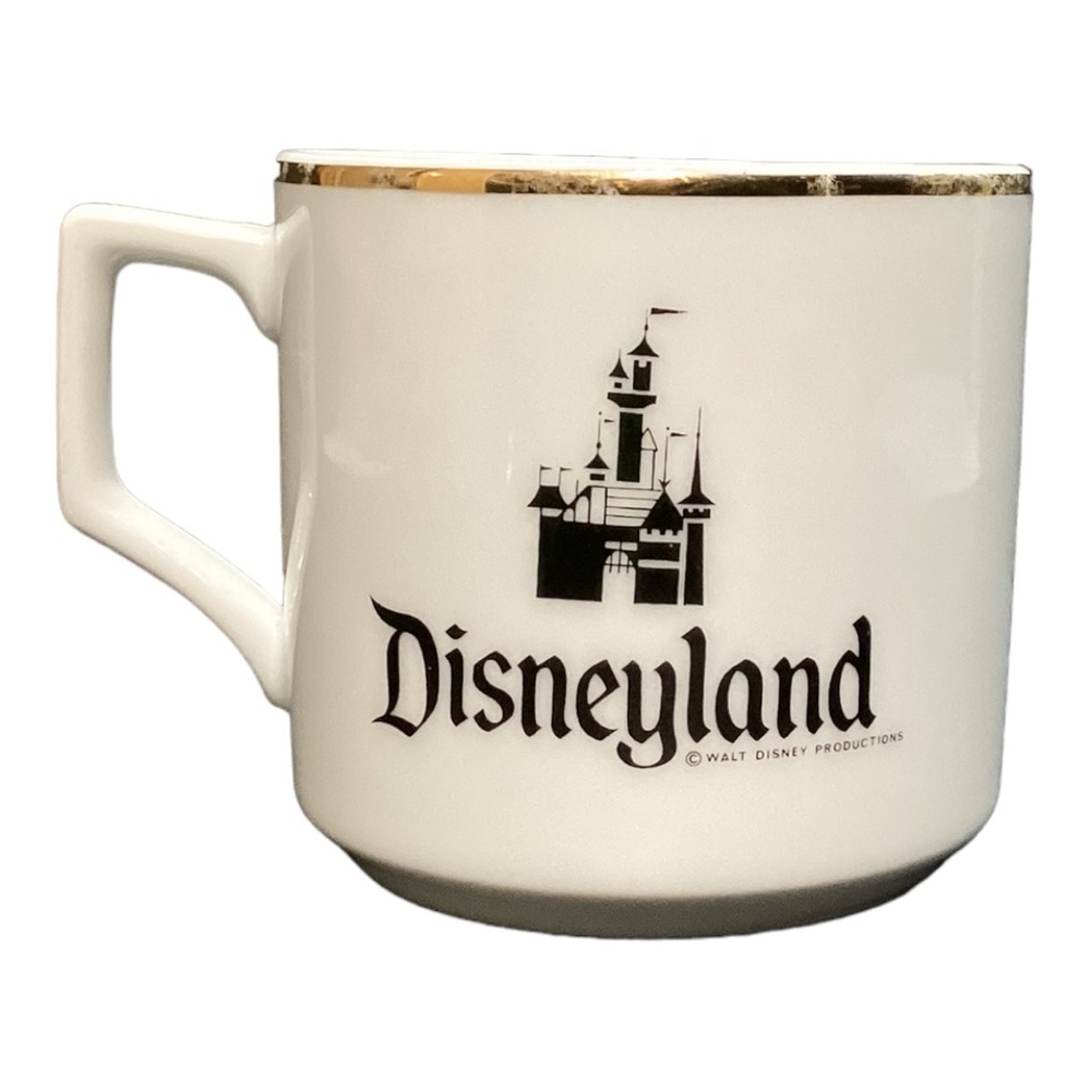 Vintage Disneyland Castle Coffee Mug / Tea Cup‎ Walt Disney Productions